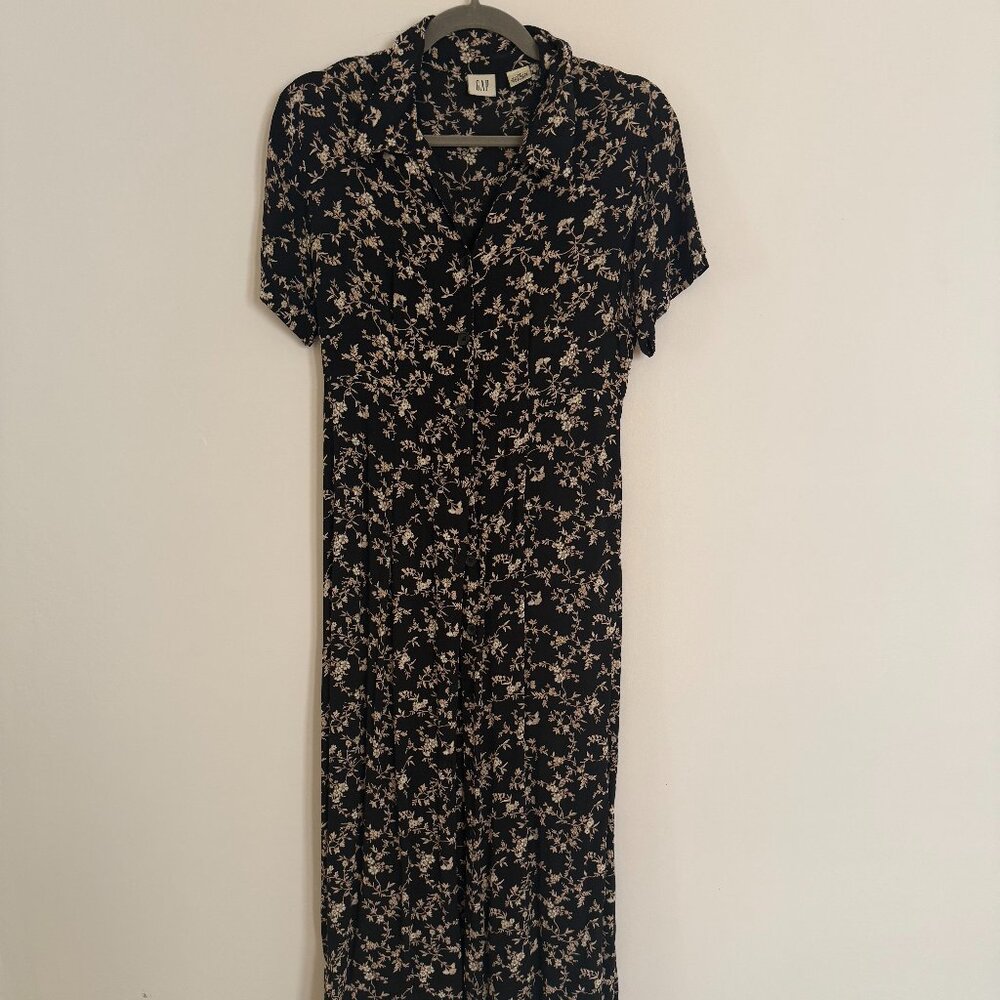 Vintage Gap Collared Button-Up Dress